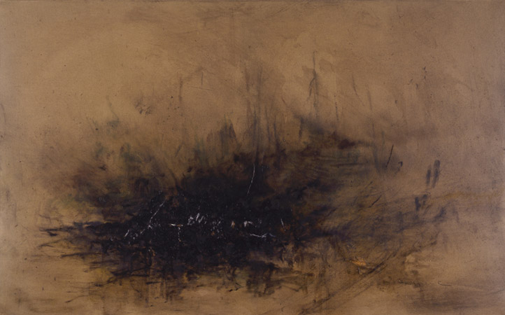 Marécage. Marsh / Huile sur toile. Oil on canvas. 81x130cm. 2004